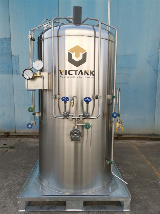 LOX LIN LAR Microbulk Tank 1000L 24bar PB COIL