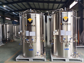 LOX LIN LAR Microbulk Tank 3000L 16bar 